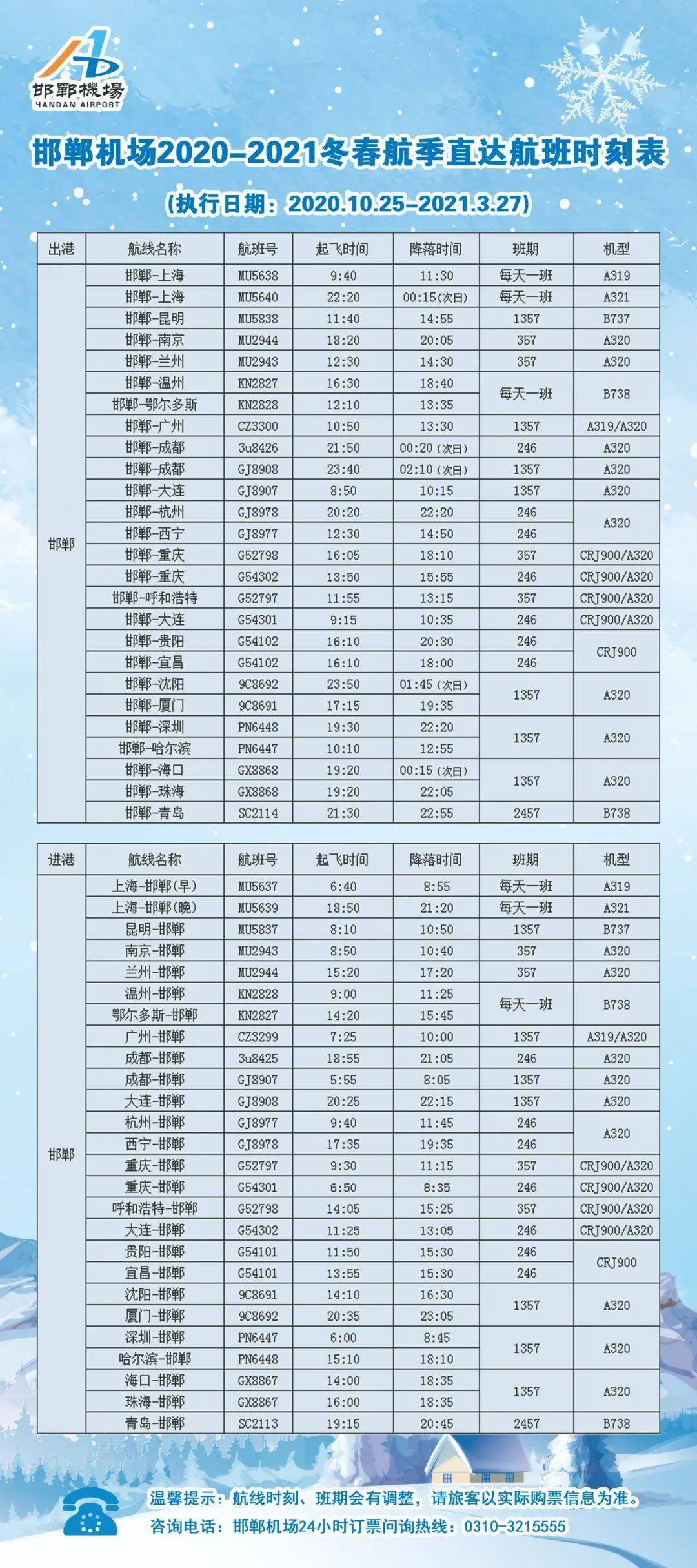 大同最新航班时刻表与旅行指南